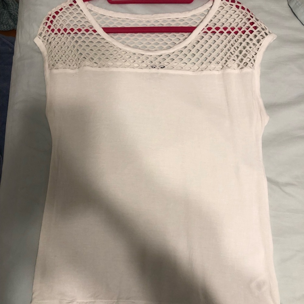 white tank top